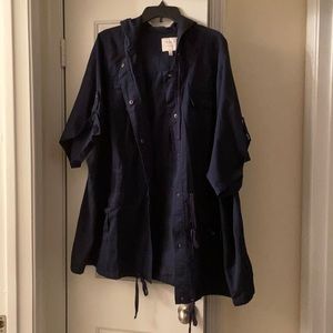 Torrid cardigan, cargo style. Sz 4. Never worn